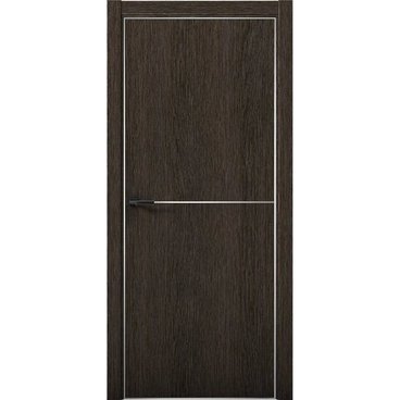 Межкомнатная дверь Плутоний 2 дуб тёмный глухая
