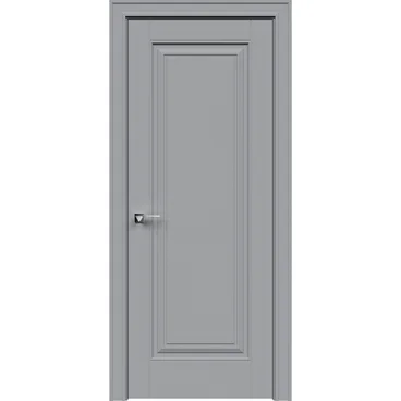 Межкомнатная дверь эмаль Дельта серая глухая