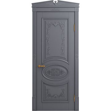 Дверь массив бука Лацио Ампир тауп глухая