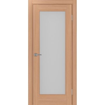 Межкомнатная дверь экошпон Турин Neo 501.2 ясень тёмный со стеклом