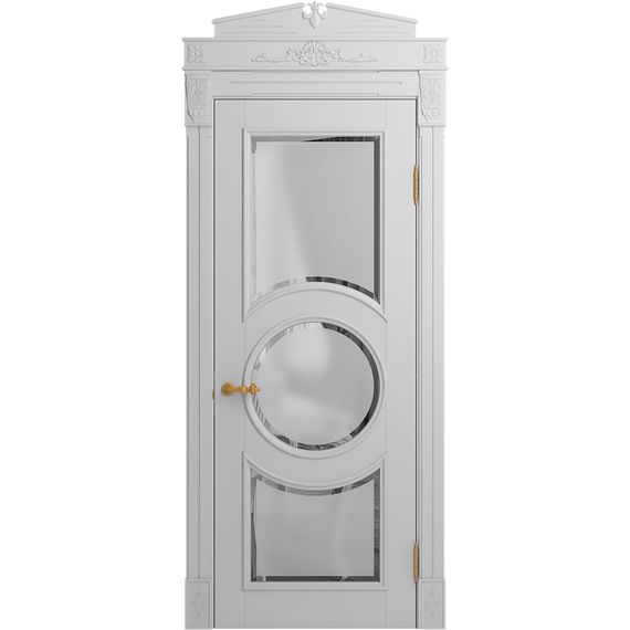 Межкомнатная дверь массив бука Viporte Лацио Амбиенте аворио остеклёние 3