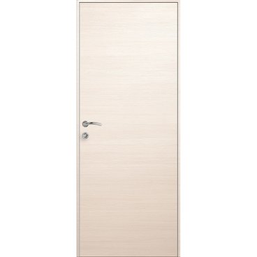 Дверь влагостойкая Kapelli Eco с 2-мя алюминиевыми торцами неаполь кремовый