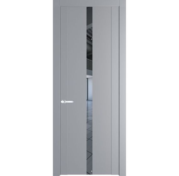 Межкомнатная дверь 1.8P смоки остеклённая