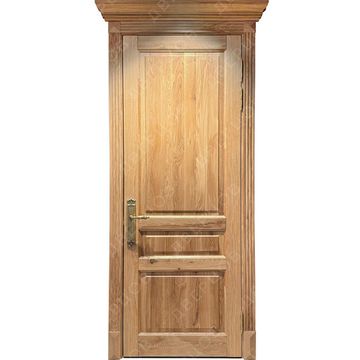 Межкомнатная дверь массив дуба с сучком Дверцов Болонья глухая бесцветное масло
