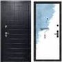 Входная дверь Сенатор Плюс ПВХ альберо Black панель МДФ под покраску