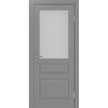 Межкомнатная дверь Тоскана 631.211 серый со стеклом