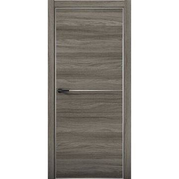 Межкомнатная дверь Плутоний 2 дуб миндаль глухая