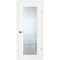 Фото межкомнатной двери экошпон Profilo Porte PSC-35 белая остеклённая
