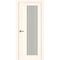Межкомнатная дверь экошпон Турин 544.12 ясень светлый остеклённая