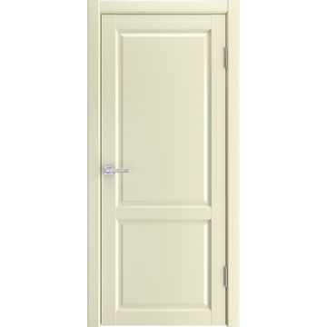 Межкомнатная дверь экошпон Эмалит 2 слоновая кость глухая