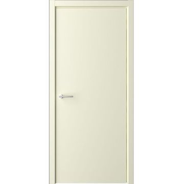 Межкомнатная дверь эмаль Флэт слоновая кость глухая