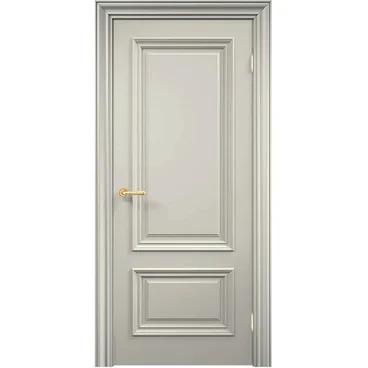 Межкомнатная дверь эмаль Дверцов Милан 2 RAL 7044 глухая