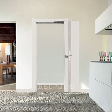 Складная дверь Compack 18PE крем вайт