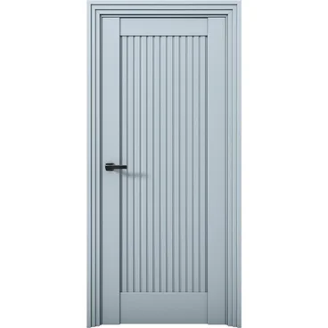 Межкомнатная дверь Никель 1 Deep Blue глухая