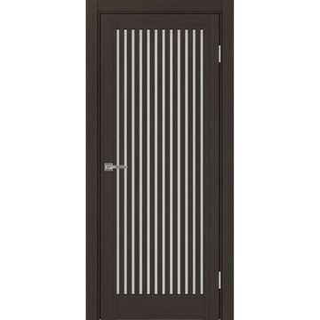 Межкомнатная дверь экошпон Турин 543.2 венге остеклённая