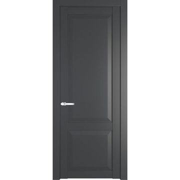 Межкомнатная дверь 1.2.1PD графит глухая