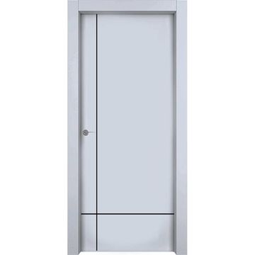 Межкомнатная дверь эмаль 1001 M3 RAL 7047 глухая