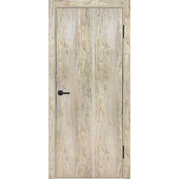 Межкомнатная дверь экошпон ЛУ-45 олива глухая