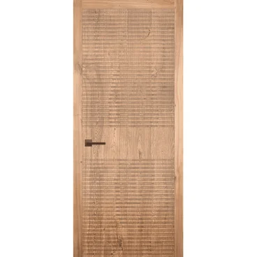 Межкомнатная дверь массив дуба Легно 9 дуб натуральный глухая