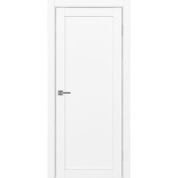 Межкомнатная дверь экошпон Турин 501.1 белый снежный глухая