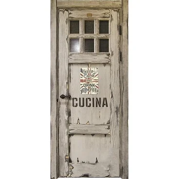 Межкомнатная дверь Лофт Cucina остеклённая