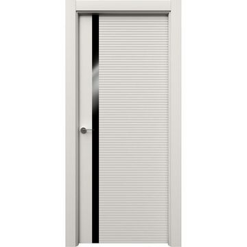 Межкомнатная дверь эмаль Ofram Батис V-2 латте глухая