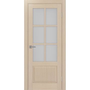 Межкомнатная дверь Тоскана 641.2221 белёный дуб со стеклом