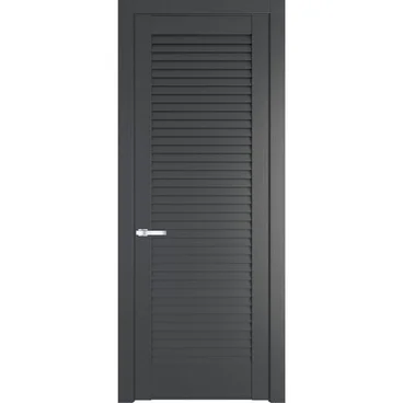 Межкомнатная дверь 1.10P графит глухая