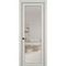 Фото межкомнатной двери керамик NC 2 слоновая кость остеклённая