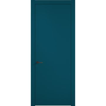 Межкомнатная дверь эмаль Дверцов Мона RAL 5007 глухая