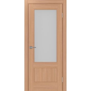 Межкомнатная дверь экошпон Турин Neo 540ПФ.21 ясень тёмный со стеклом