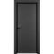Фото противопожарной двери Энигма чёрная эмаль EIS60