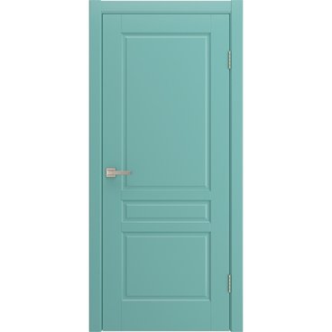 Межкомнатная дверь Бриз бирюзовая эмаль RAL 6027 глухая