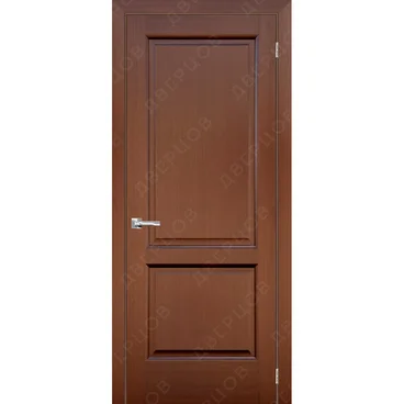 Межкомнатная дверь шпон Классик венге глухая