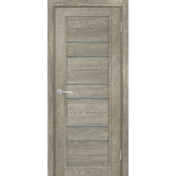 Межкомнатная дверь экошпон Мариам Техно-806 гриджио стекло сатинат графит