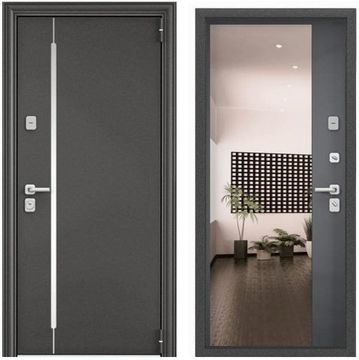 Входная дверь Super Omega PRO MP колоре гриджио SP-18N ПВХ оскуро OP-MM