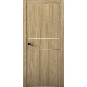 Межкомнатная дверь Плутоний 3 дуб светлый глухая