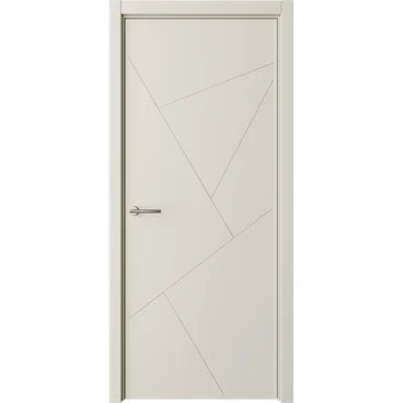 Межкомнатная дверь эмаль Albero Геометрия 2 латте глухая