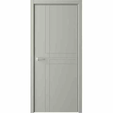 Межкомнатная дверь эмаль Albero Геометрия 3 серая глухая