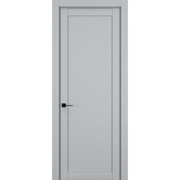 Межкомнатная дверь керамик FL 4 шеллак серый глухая