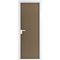 Алюминиевая межкомнатная дверь 1AP вайт перламутр бронза элегант