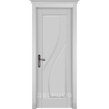 Межкомнатная дверь массив ольхи ОКА Даяна белая эмаль глухая