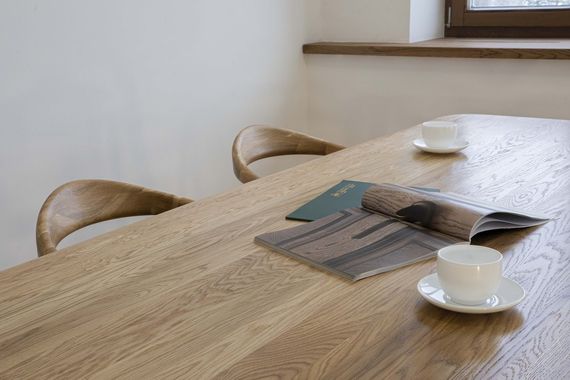 Стол Сована обеденный цвет матовое масло из массива дуба