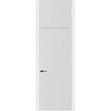 Межкомнатная дверь с фальшфрамугой эмаль Ofram Линнея 1 белый