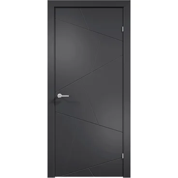 Межкомнатная дверь эмаль Дверцов Тиволи 2 RAL 9004 глухая