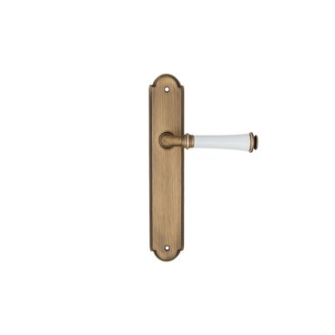 Ручка на планке для межкомнатной двери Gracia Ceramica Bianco PL257-BY бронза матовая