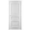 Фото межкомнатной двери эмаль Багет 3 белая глухая