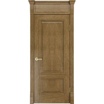 Межкомнатная дверь шпон Лондон дуб янтарный глухая