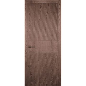 Межкомнатная дверь массив дуба Легно 11 галифакс табак глухая