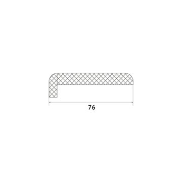 Наличник дверной прямой телескопический Ofram 90х12х2150 мм